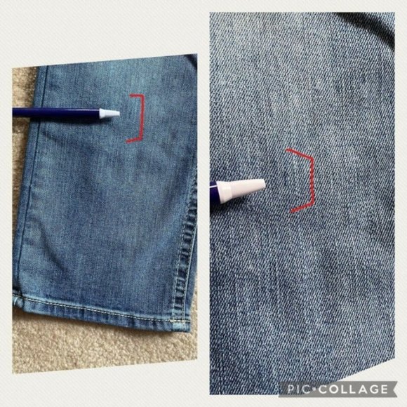 Silver Suki W28 x L 22 1/2 Mid Capri Denim Jeans Actual W 28 x I 23 - Picture 4 of 12